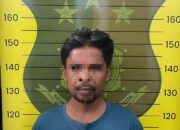 Pelaku judi online usai diperiksa Penyidik Polres Sabang.(Waspada/ist)