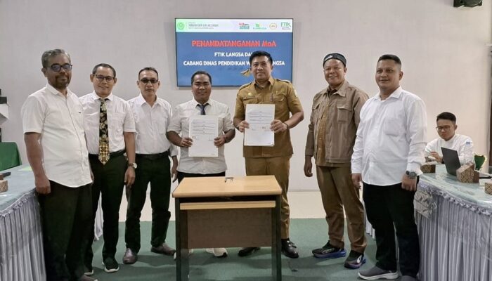 Cabdin Langsa Dan FTIK IAIN Bicarakan Program Strategis Literasi Pendidikan