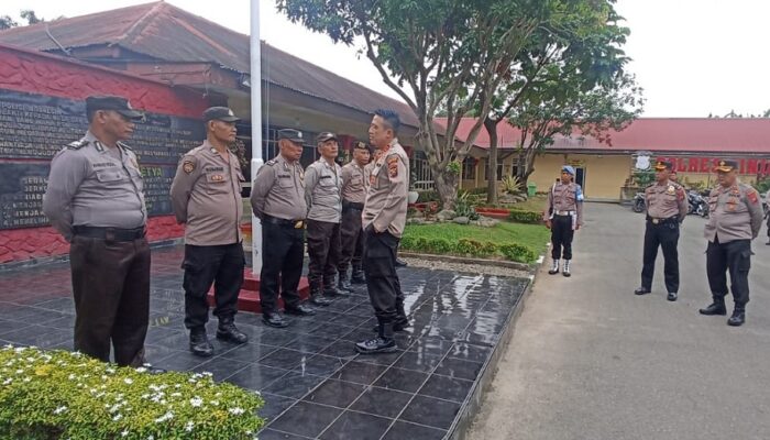 Kapolres Binjai Tegur Personel Lakukan Pelanggaran