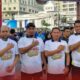 KPU Kabupaten Batubara saat mengikuti peluncuran Maskot dan Jingle Pemilihan Wali Kota dan Wakil Wali Kota Medan Tahun 2024.Waspada/Ist