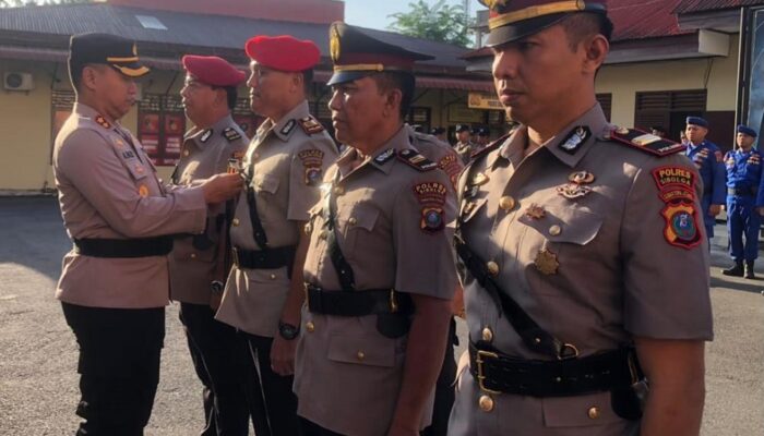 Empat PJU Polres Sibolga Diganti