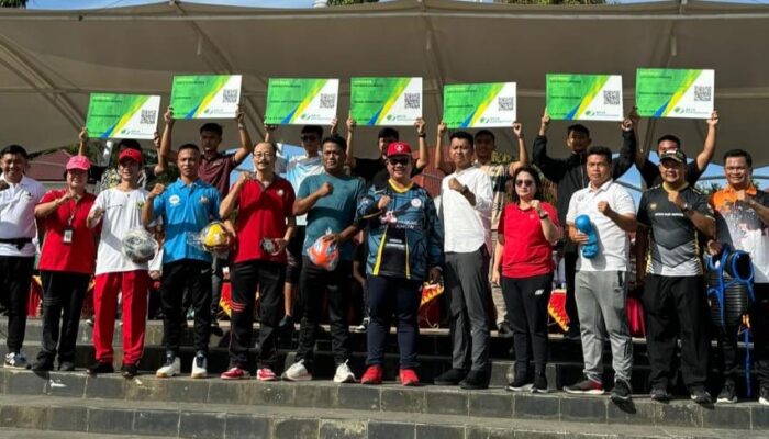 Peserta Wali Kota Gunungsitoli Cup 2024 Dilindungi BPJS Ketenagakerjaan