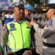 APEL Ops Patuh Toba 2024 berlangsung di halamam apel Polres Tanah Karo. Waspada/ Micky Maliki.