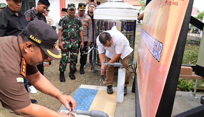 Sumur Berkah Adhyaksa Di Meunasah Mesjid Lampuuk Diresmikan