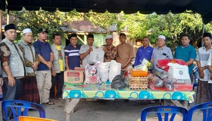 Baznas Palas Bantu Keluarga Korban Kebakaran Di Desa Hutanopan