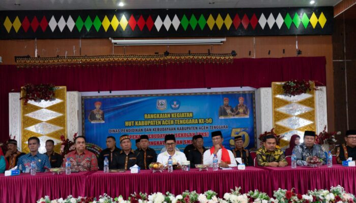 Pj Bupati Agara Buka Pekan Kebudayaan Sekolah