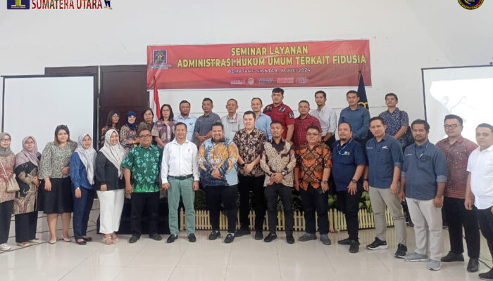 Edukasi Masyarakat, Kanwil Kemenkumham Sumut Gelar Seminar Layanan Jaminan Fidusia