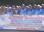 Wali Kota Lepas Atlet Pelajar Binjai Ikut Popprovsu 2024