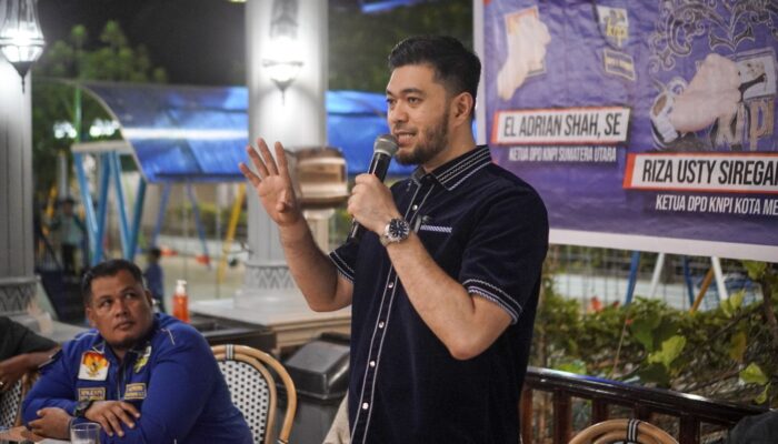 Bertemu Kader KNPI Se-Kota Medan, El Adrian Shah Jelaskan Visi Pemerataan Pembangunan