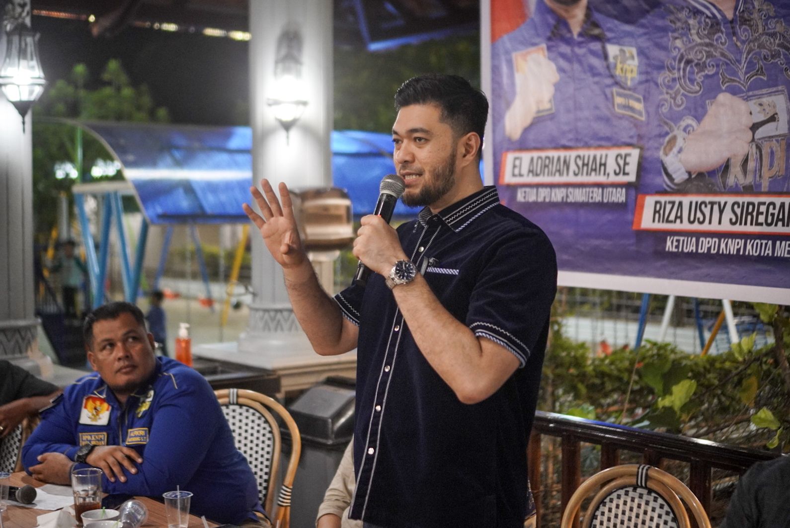 BAKAL calon Walikota Medan, El Adrian Shah SE. Waspada/Ist