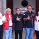 BALON Gubsu Edy Rahmayadi, bersama Panitia Penjaringan Calon Kepala Daerah PDIP Sumut, usai mengikuti sesi wawancara. Waspada/Ist