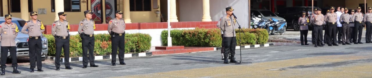 Kapolres P. Siantar Tekankan Pelaksanaan PON XXI Kondusif