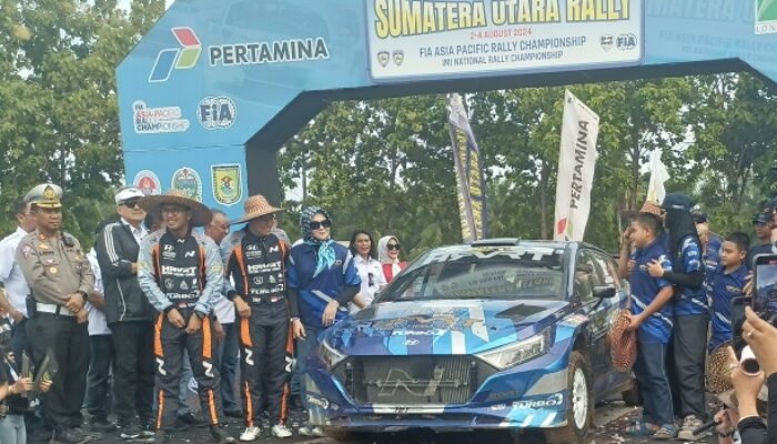 H Rihans Kampiun Sumatera Utara Rally