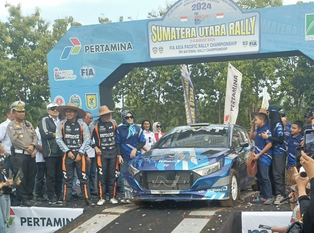 H Rihans Kampiun Sumatera Utara Rally