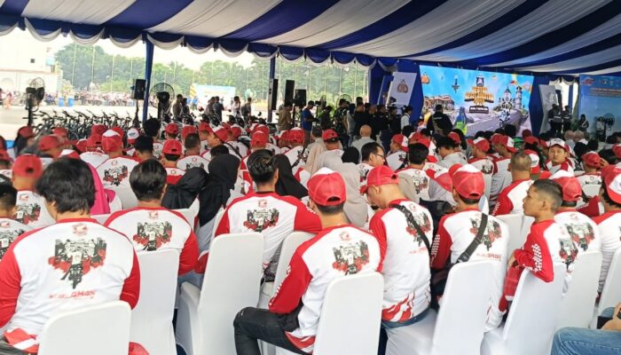 Sumut Honda Bikers Ramaikan Gebyar Keselamatan 2024