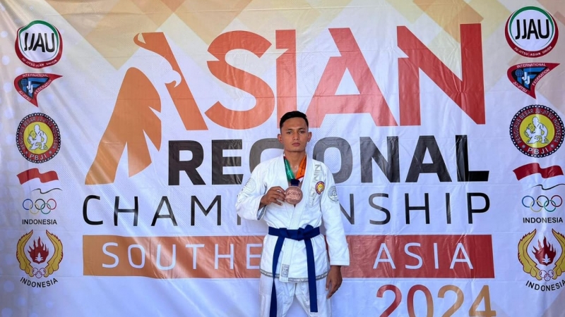 Atlet Jujitsu Optimis Cetak Sejarah Emas PON Sumut