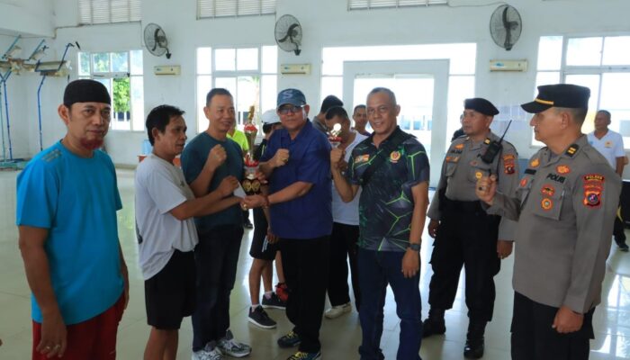 Turnamen Tenis Meja Piala Kapolres Sukses