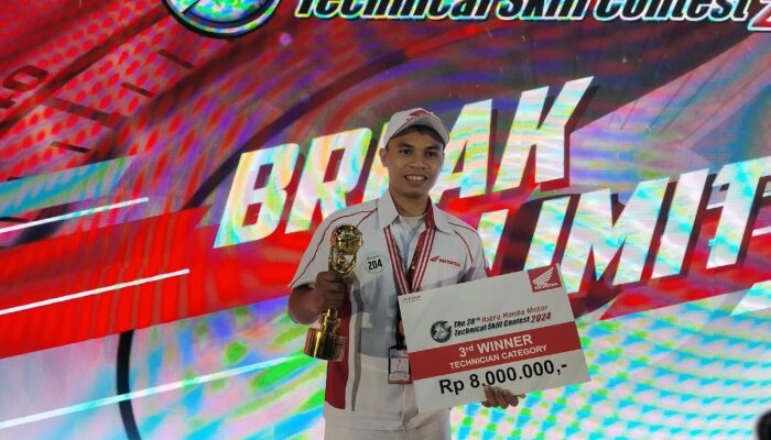 Mekanik Honda Sumut Raih Podium Kompetisi Nasional