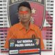 HS alias M, 29, pria pengangguran diringkus dan ditahan Polres Sibolga karena kasus pencurian sepeda motor. Waspada/ist
