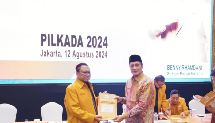 Partai Hanura Beri Rekomendasi dan Formulir B1KWK Kepada PMA- AFN