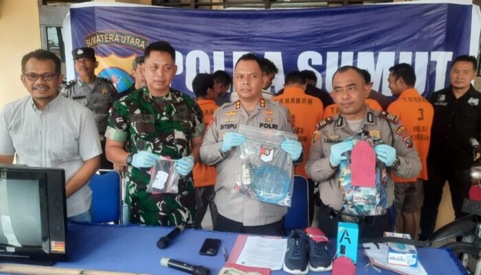 Polsek Perbaungan Amankan 8 Tersangka Curat, Curanmor Dan Judi