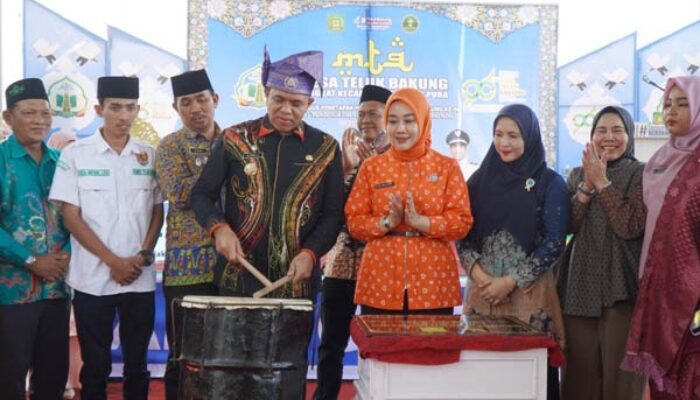 Pj. Bupati Langkat Buka MTQ Tanjung Pura Dan Hari Jadi Desa Teluk Bakung
