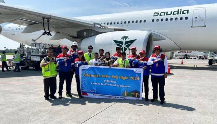 PPN Regional Sumbagut Salurkan 30.813 KL Avtur Selama Penerbangan Haji 2024