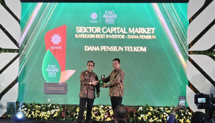 Dana Pensiun Telkom Raih ESG Award 2024