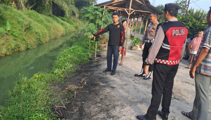 Pengendara Sepeda Motor, Tercebur Parit, Meninggal Dunia