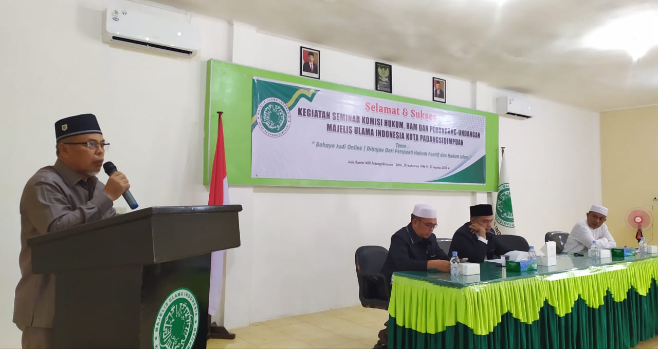 Ketua MUI Padangsidimpuan: Banyak Rumah Tangga Hancur Akibat Judi Online
