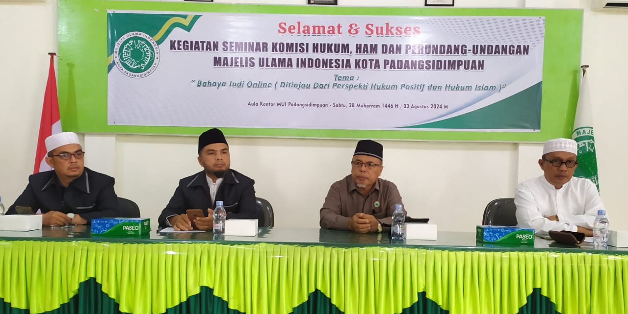 Ketua MUI Padangsidimpuan: Banyak Rumah Tangga Hancur Akibat Judi Online