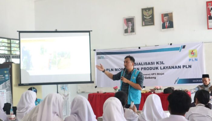 Bangun Kesadaran Siswa SMA 1 Gebang Pentingnya K3L Dan Produk PLN