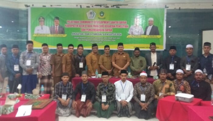 Dinas Pendidikan Dayah Aceh Utara Gelar Pelatihan Pengembangan Masyarakat