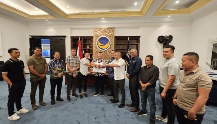 DPP-NasDem Serahkan Rekom Untuk Partai Aceh Usung Ismail A Jalil – Tarmizi Panyang