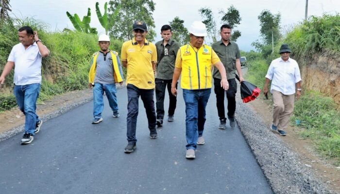 Bupati Tinjau Penanganan Long Segment Jalan Di Dolok Silau