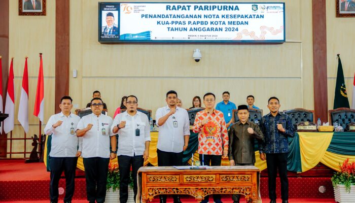 Pemko dan DPRD Medan Sepakati KUA-PPAS P-APBD 2024
