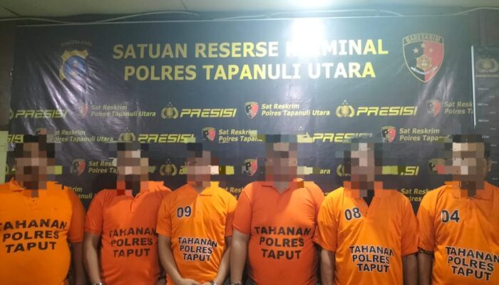 Polres Taput Tangkap 6 Tersangka Penganiaya Sopir Travel