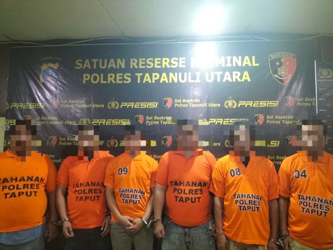 Polres Taput Tangkap 6 Tersangka Penganiaya Sopir Travel