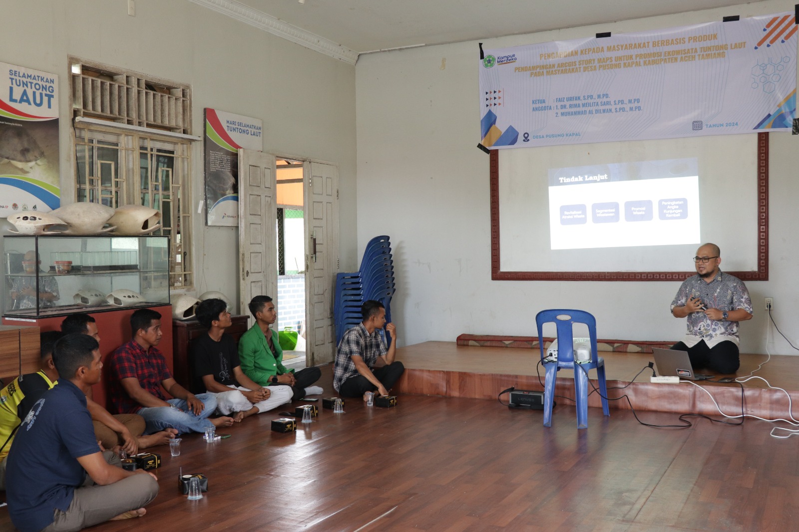 Tim PKM Unsam Lakukan Pendampingan ArcGIS Storymaps Promosi Wisata Tuntong Laut