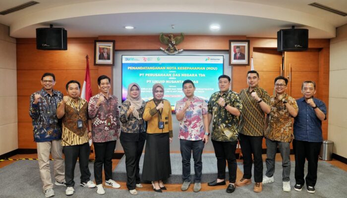 Gali Potensi Gas Di Jatim, PGN dan PT LNG Tandatangani MoU