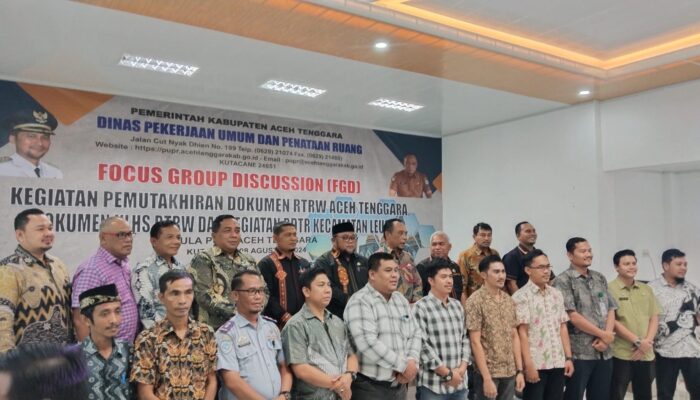 Dinas PUPR Agara Gelar FGD Konsultasi Publik Pemaparan Pemutakhiran Dokumen RTRW