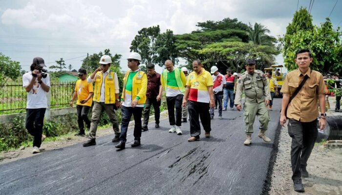 Jalan Rambung Merah – Karang Rejo Selesai Dihotmix