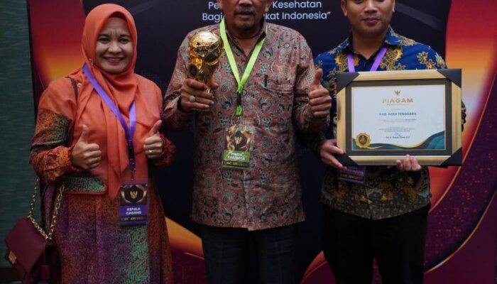Pj Bupati Agara Terima Penghargaan UHC 2024 Dari Wapres RI