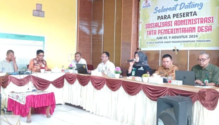 P. Sidimpuan Tenggara Edukasi Kades Dan Perangkat Desa Tertib Administrasi