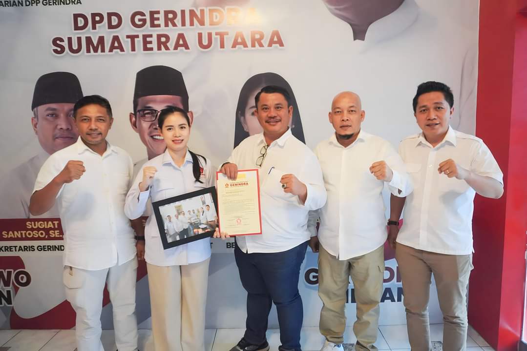 Pasangan Sowa'a - Martinus Terima Rekomendasi DPP Gerindra