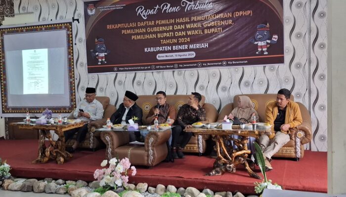 KIP Bener Meriah Rapat Pleno DPHP Dan DPS