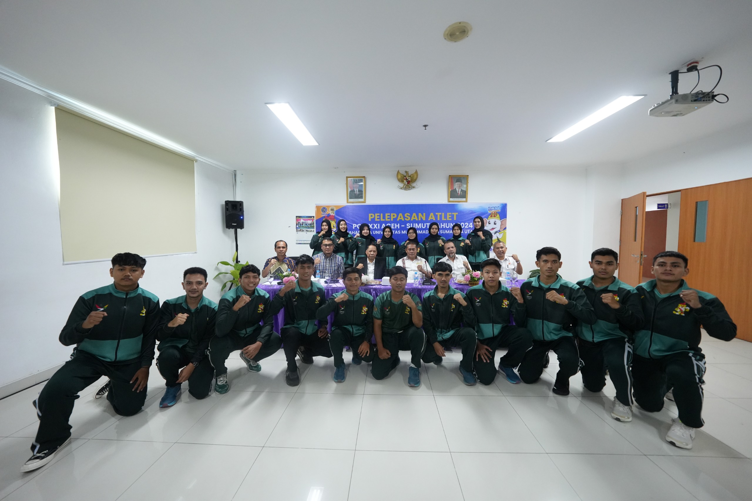 Wakili Sumut Di PON XXI 2024 UMSU Lepas 21 Mahasiswa