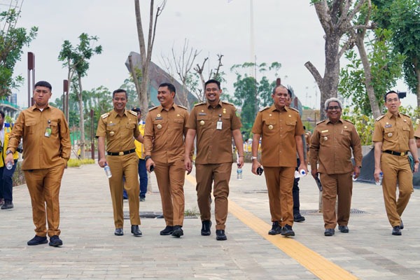 Foto-foto Pj Bupati Langkat Bersama Pj Gubsu Dan Kepala Daerah Se-Sumut Di IKN