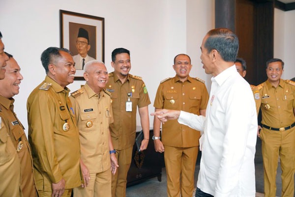 Foto-foto Pj Bupati Langkat Bersama Pj Gubsu Dan Kepala Daerah Se-Sumut Di IKN
