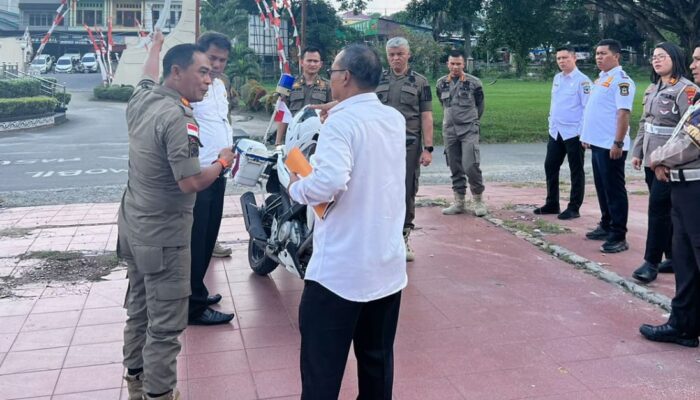 Kirab Obor PON XXI Aceh-Sumut Di P. Siantar Awal September 2024